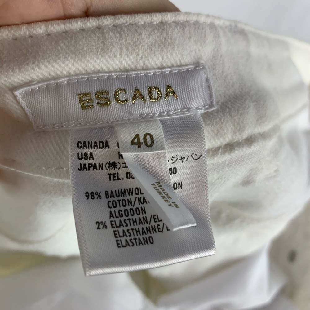 Escada white jeans - Picture 3 of 8